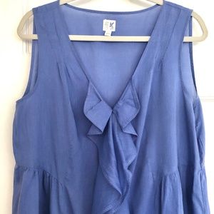 Anthropologie periwinkle blue sleeveless blouse by Edme & Esyllte 12